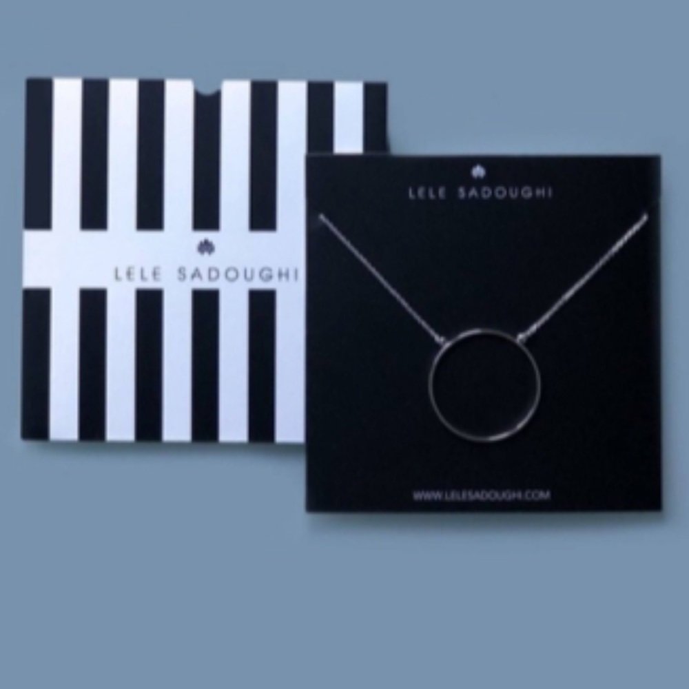LELE SADOUGHI Circle Necklace NWT.